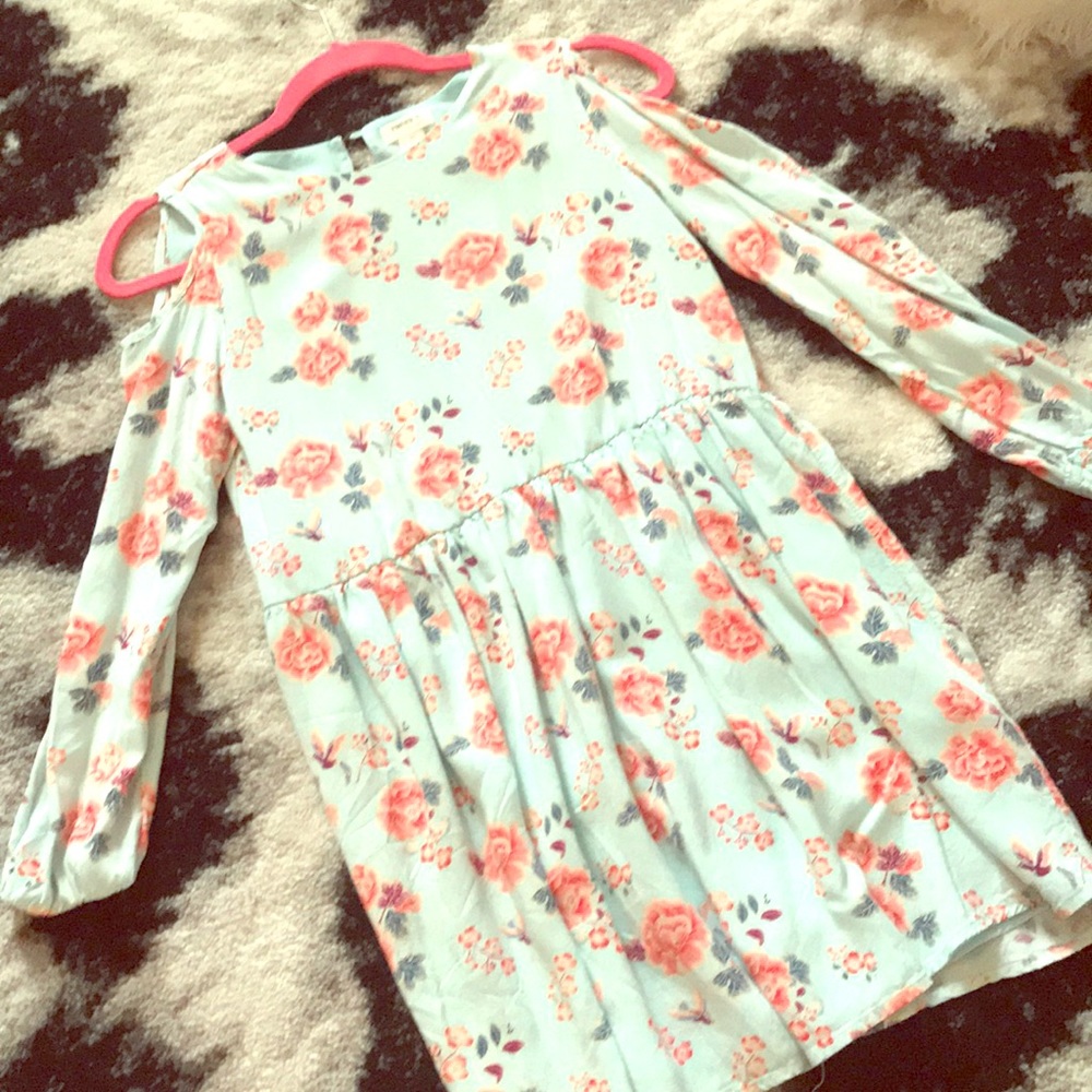 Blue Floral dress